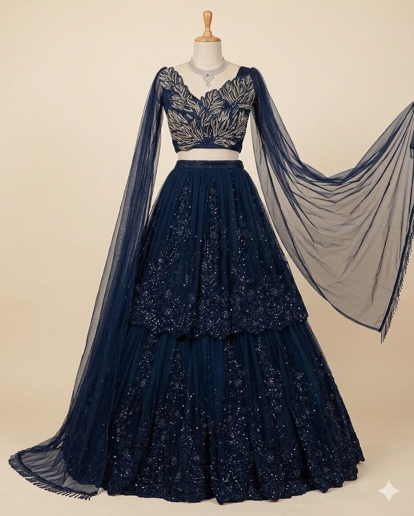 Indo Western Lehenga