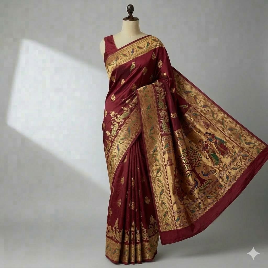 Peshwai Paithani Saree