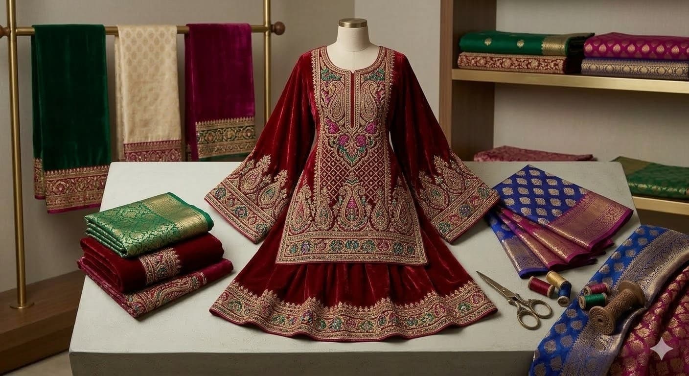 Embroidered Ladies Suit