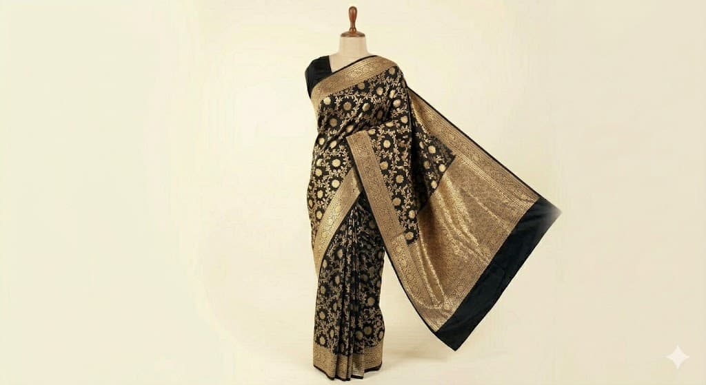 Black Katan Silk