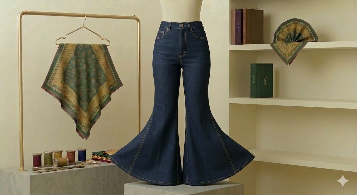 Women Bell Bottom Jeans