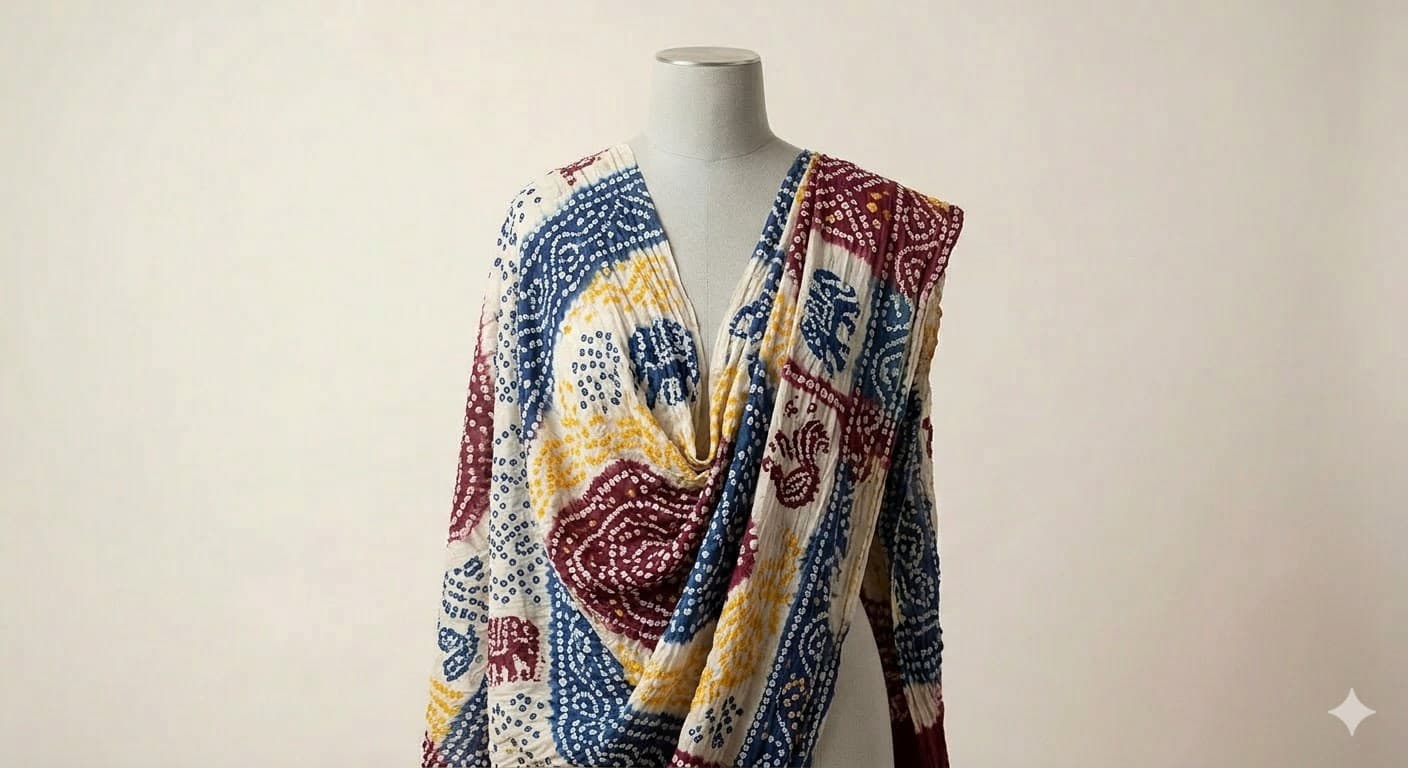 Bandhani Georgette Dupatta