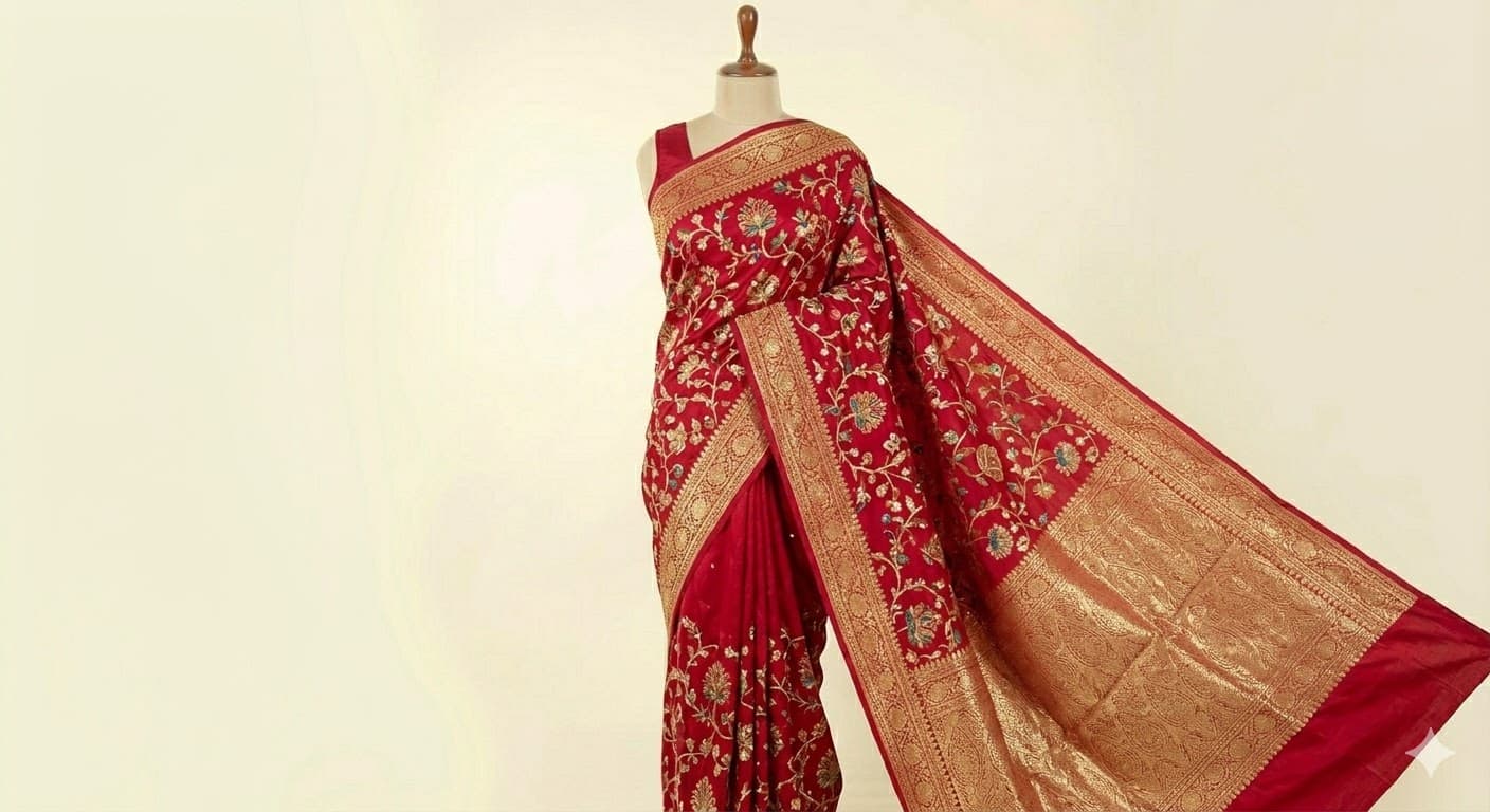 Embroidered Silk Sarees