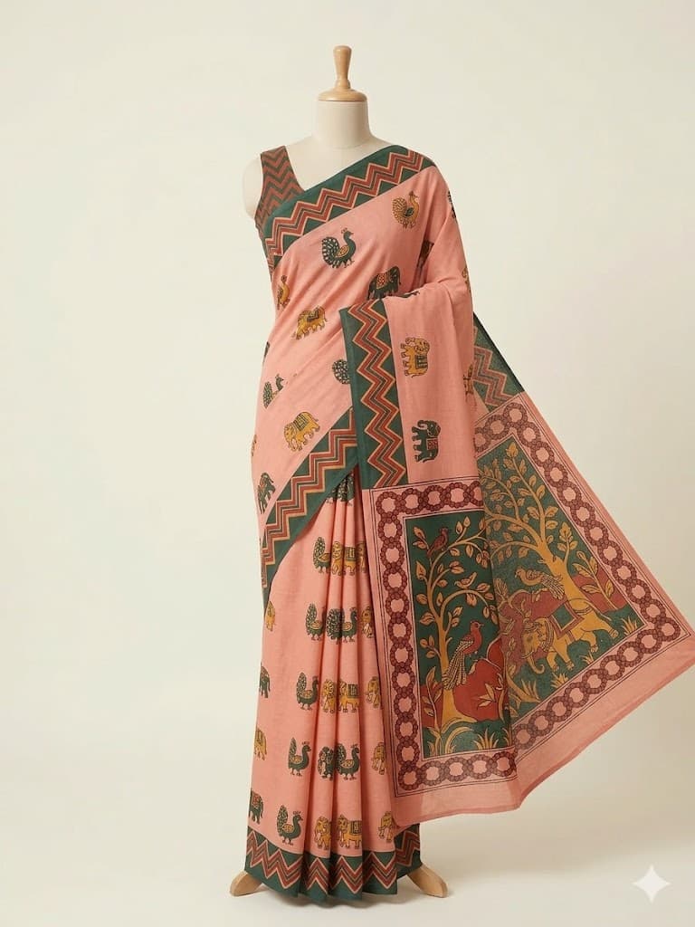 Printed Cotton Saree
