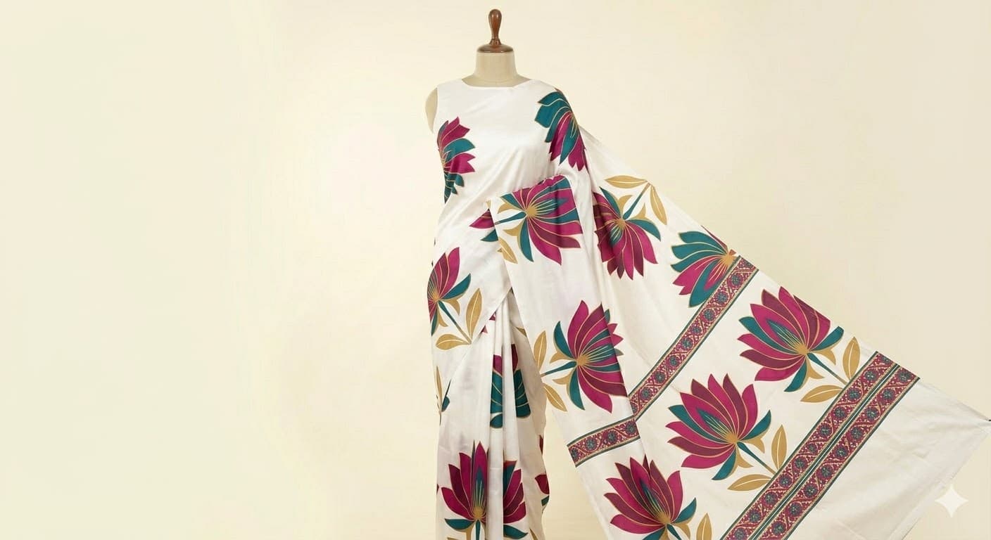 Printed Silk Saree