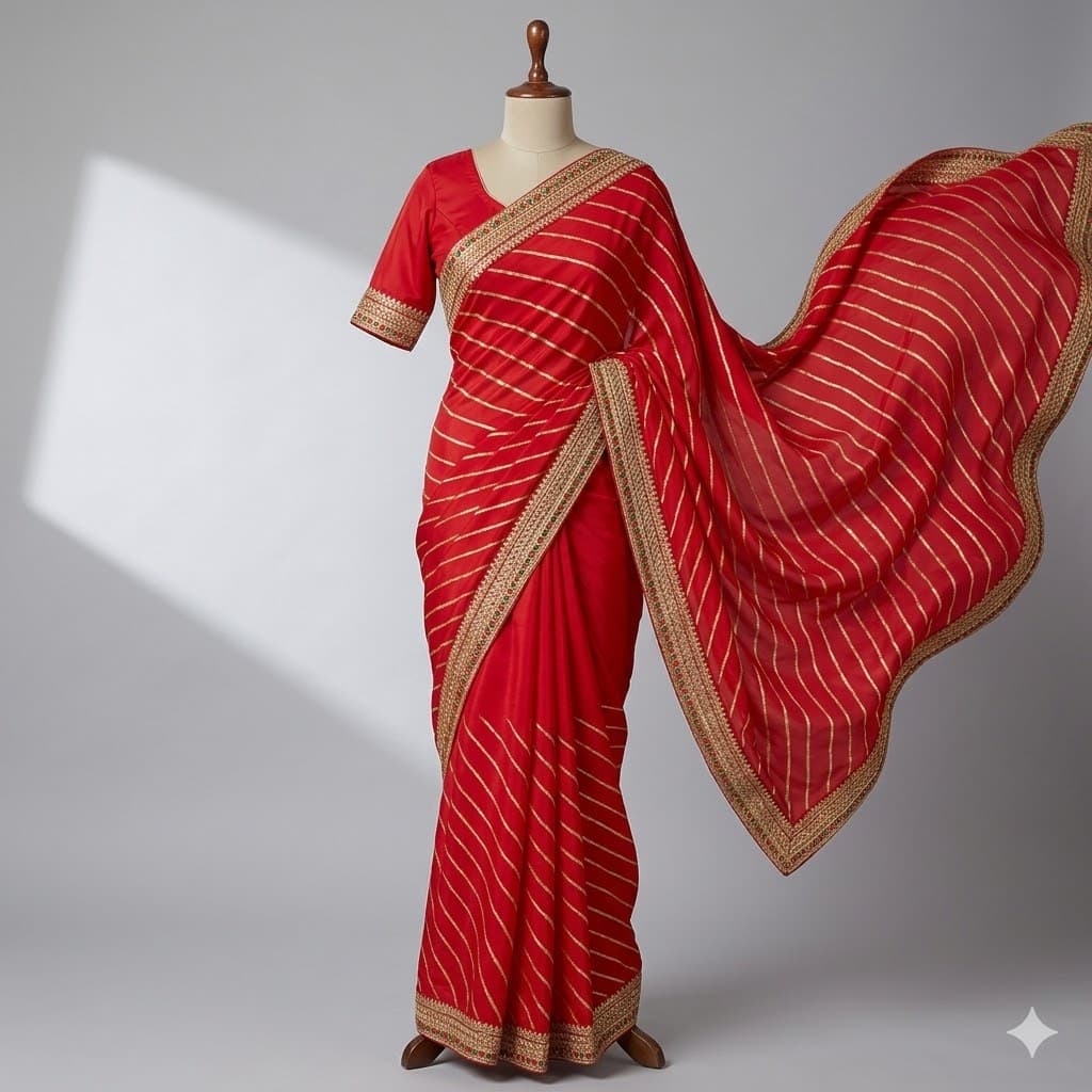 Synthetic Printed Saree